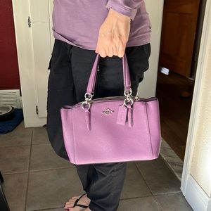 Purple Lilac (Plum) Coach small bag